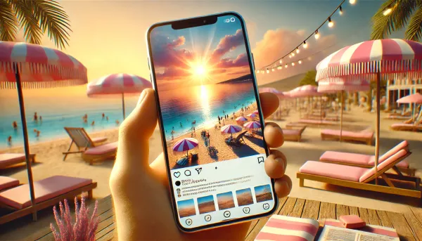 Creating Stunning Beach-Themed Social Media Posts