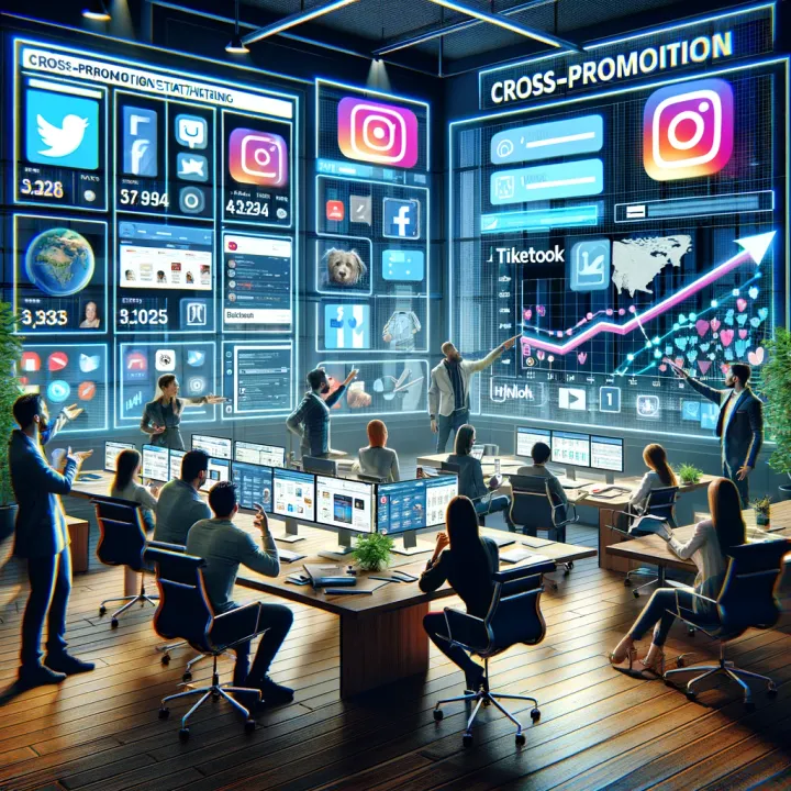 Cross-Promotion Strategies on Social Media
